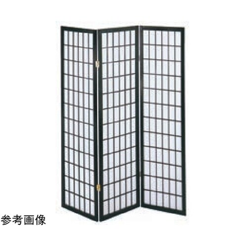和風衝立 3連 黒 ハイタイプ 11−1
