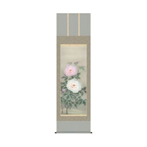 掛軸 富貴花 545×1900mm 11
