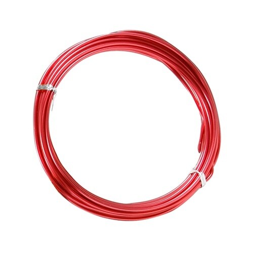 25−4アートワイヤ100g2.5mm赤