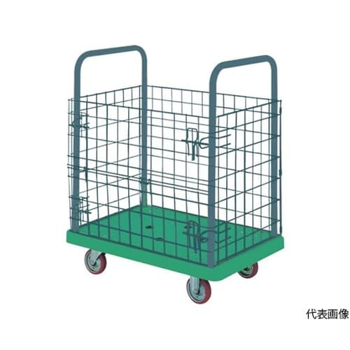 P107G 樹脂製金網付台車