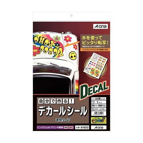 81022 デカールシール 透明