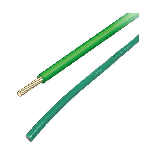 電気機器用ビニル絶縁電線 ミドリ 1巻(