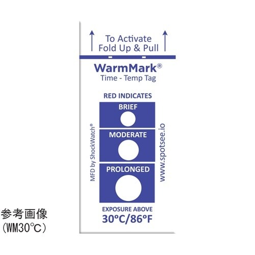 温度・時間検知ラベルWM30℃100枚入