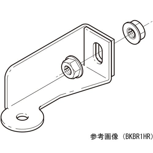 ブレース取付金具 1箱(10個入) BK