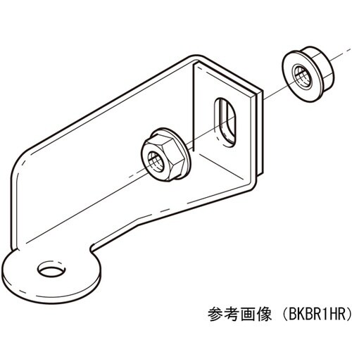 ブレース取付金具 1箱(10個入) BK