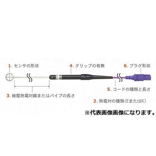 空気温度用センサ AT 先端小/パイプ