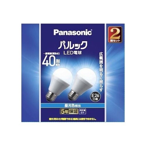 LEDベーシック40昼光 2個入 LDA