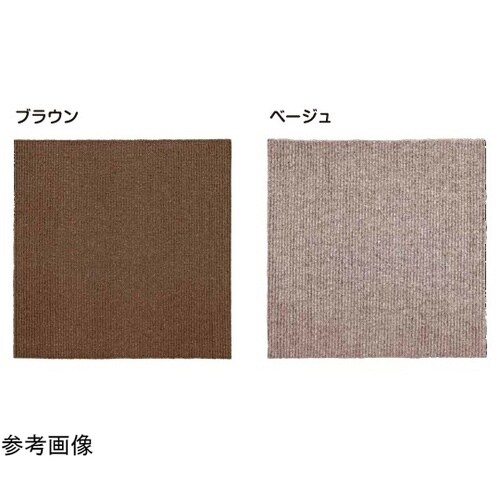 洗える吸着マット ベージュ 45×45c