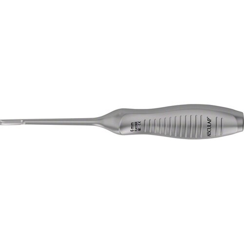 骨ノミ 溝刃 幅6mm 全長240mm