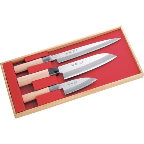 関藤平作 鎚起3本組セット(刺身・刺身・