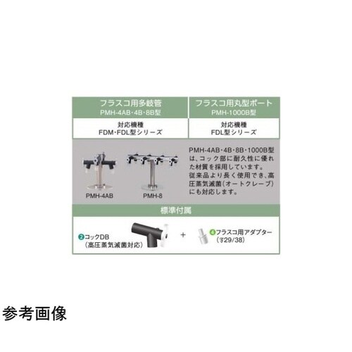 多岐管 ポート数:4 PMH−4AB