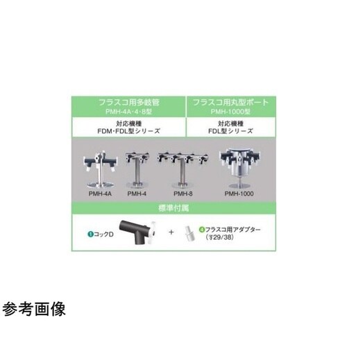 多岐管 ポート数:8 PMH−8B