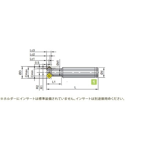 99 ホルダー/チャンファーミル 図:1