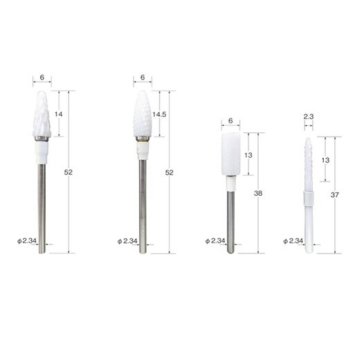 ジルコバー セット品(細)最高使用回転数