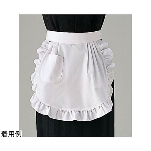 エプロン ホワイト レギュラー 巾31
