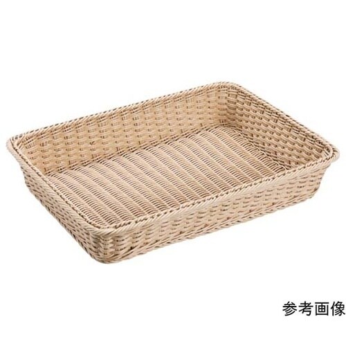 プリート PP角型バスケット(ナチュラル
