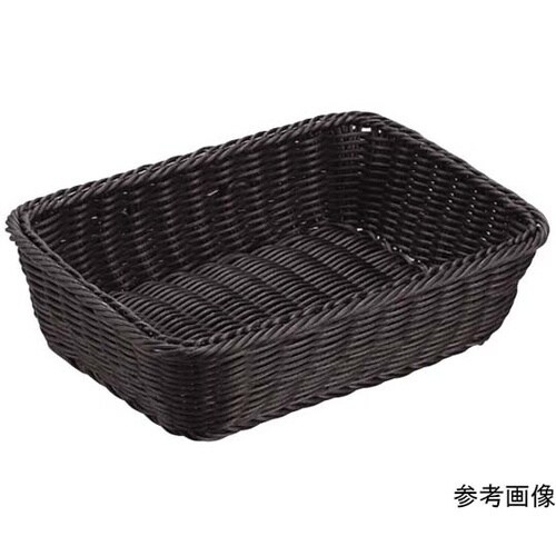 プリート PP角型バスケット(ブラック)