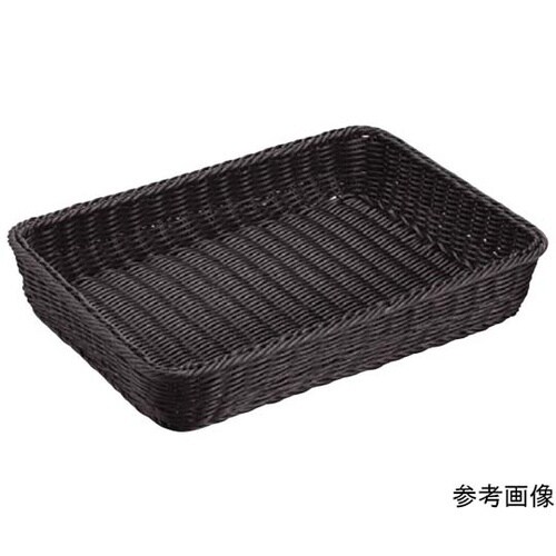 プリート PP角型バスケット(ブラック)
