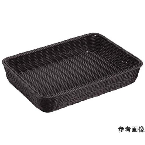 プリート PP角型バスケット(ブラック)