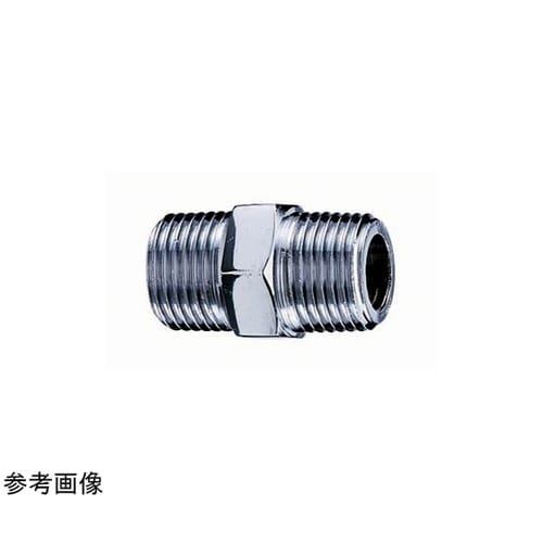メッキ付六角ニップル M154M_25X