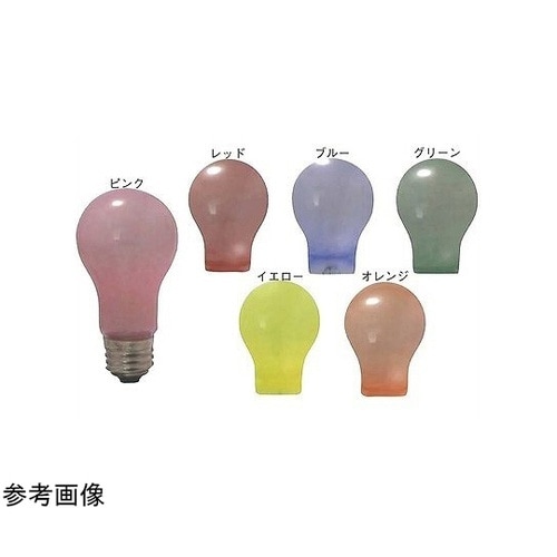 バルーンカラー一般球 60W レッド バ