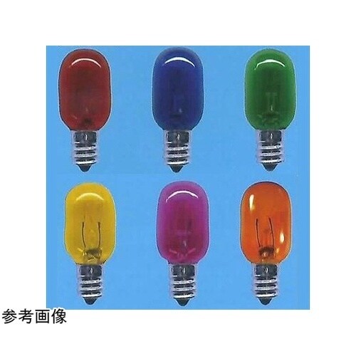 ナツメ球 透明カラー 10W レッド T