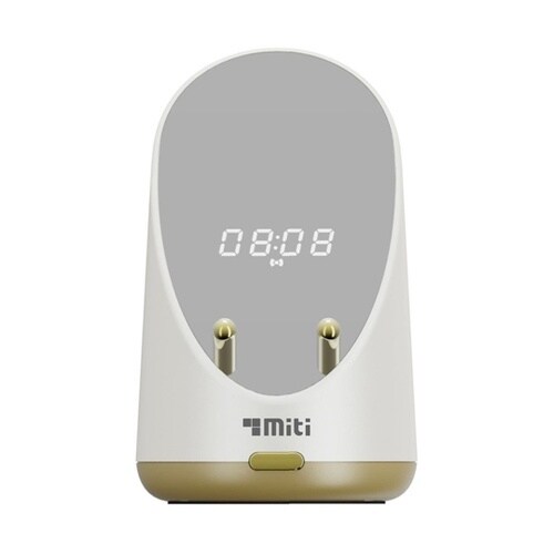 スピーカー付きワイヤレス充電器 白 SW