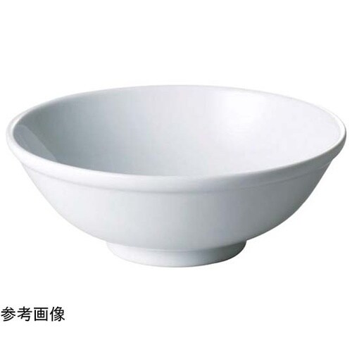 シノワ白磁 丸玉渕丼 25cm 0402