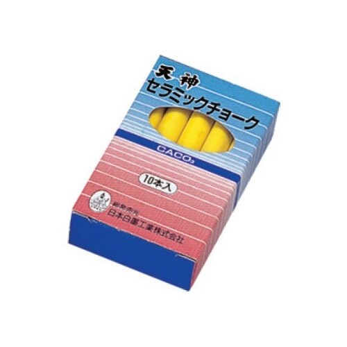 炭酸カルシウム製 チョーク(80本入)黄