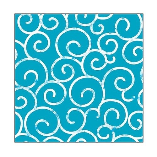 キャンバス Pattern 唐草(青)