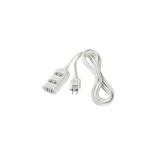 電源タップ ホワイト [2.0m /3個