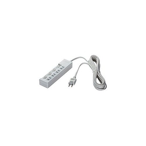 電源タップ ホワイト [3.0m −4個