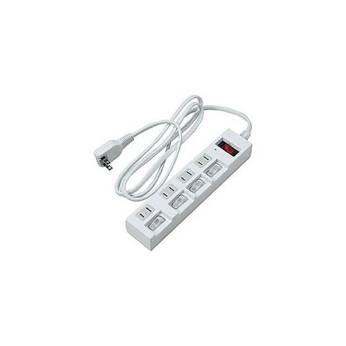 節電タップ 白 [2.0m −4個口 −
