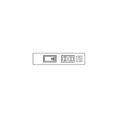 家具用ミニスイッチ付コンセント チョコ