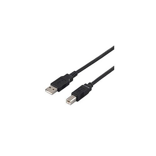 USB2.0ケーブル(A to B)ブラ