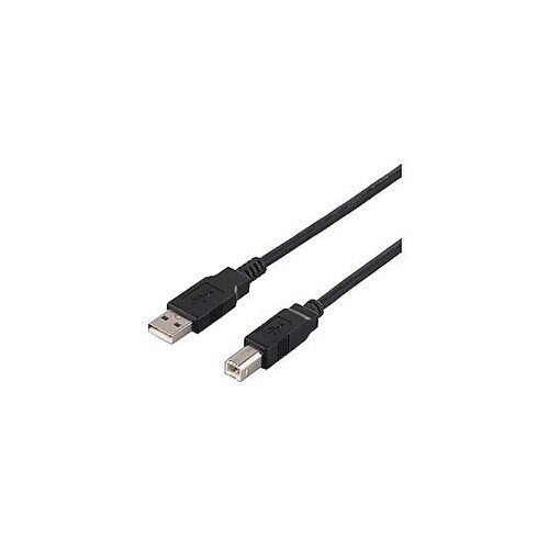 USB2.0ケーブル(A to B)ブラ