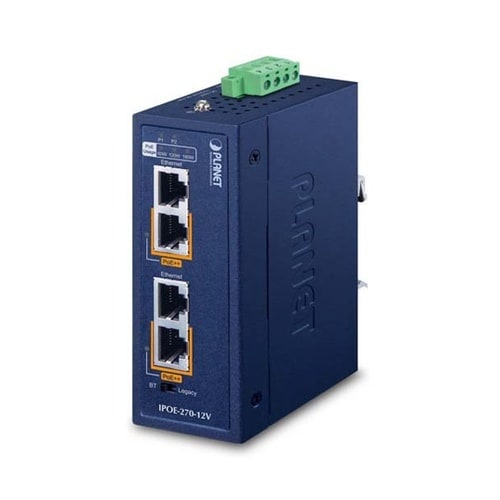 産業用PoE++インジェクター 2ポート