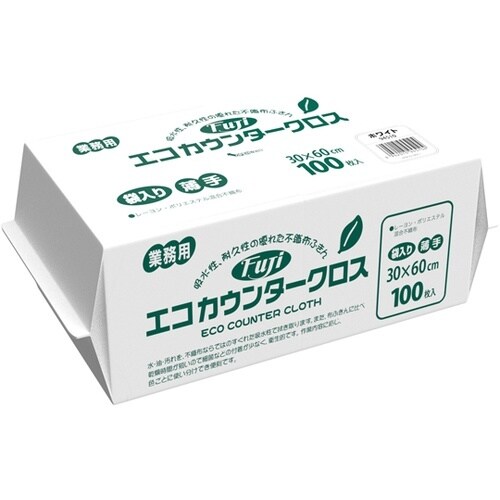 フジ エコカウンタークロス 薄手 ホワイ