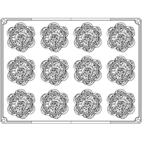 パボフレックス 400x300mm バラ