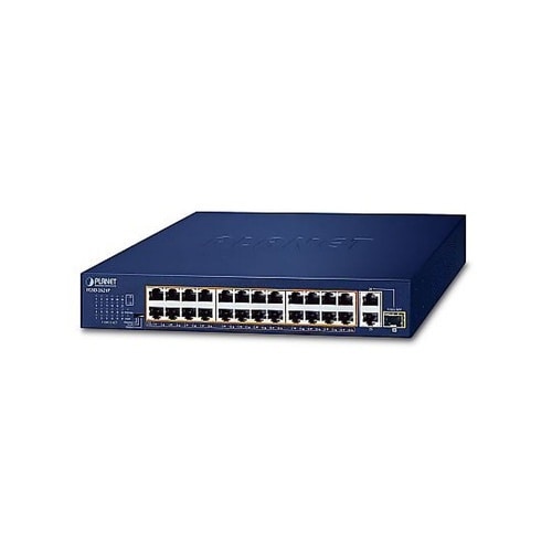PoE+ファストイーサネットスイッチング