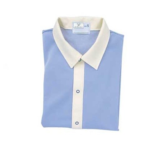 前開きシャツ ラベンダー LL(身丈72