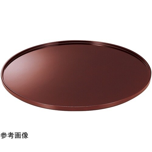 尺2 会席丸盆 溜SH塗/裏黒乾漆 50
