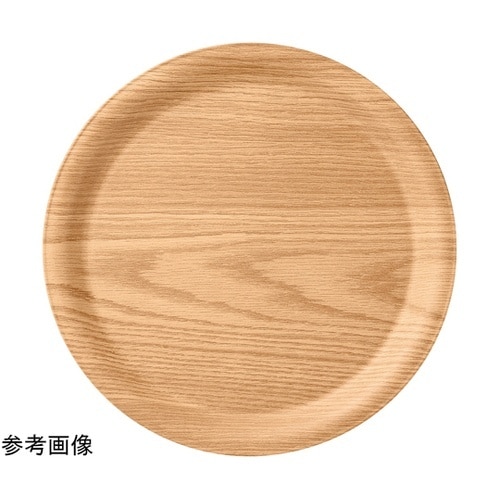 耐熱木)φ32cm 丸トレー ナチュラル