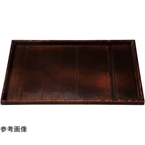 木)尺3 荒彫長手盆 栃塗 169130