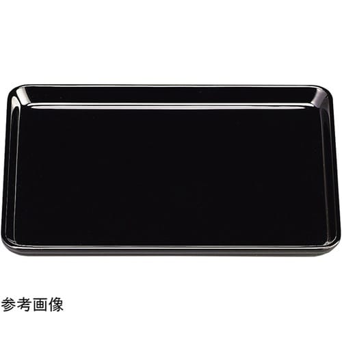 木)9寸 宴懐石盆 黒漆塗 173114