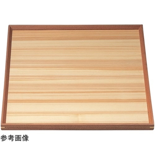 木)尺1 組手白木角盆 クリヤー仕上 5