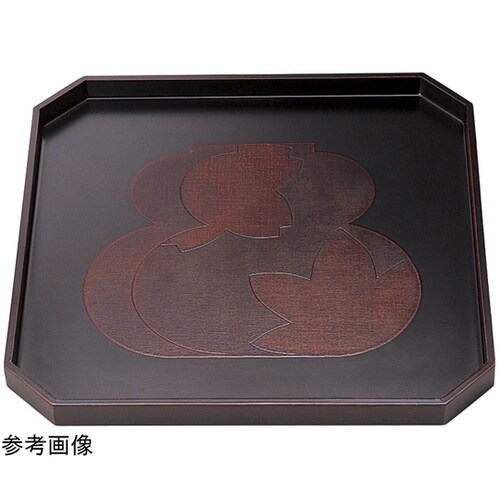 木)尺1.5寸 隅切盆 瓢春秋曙 504