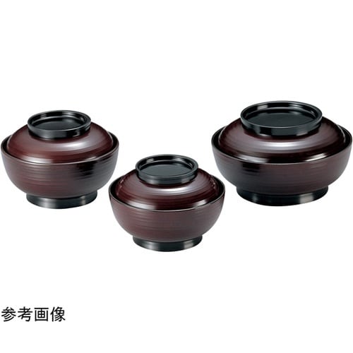 TA6寸 乱引三日月丼 溜内黒 3350