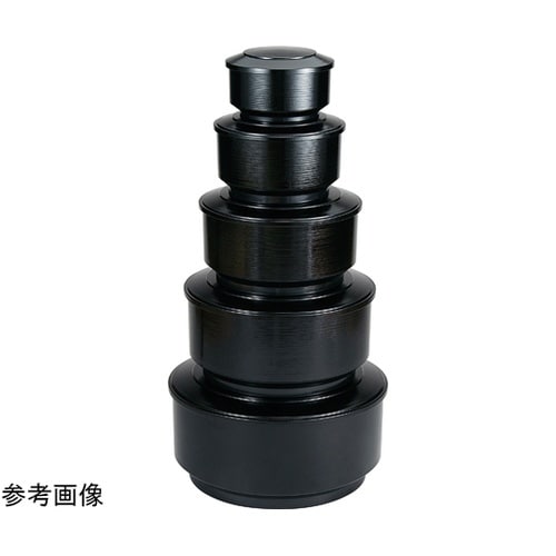 10人用 和飯器 黒ハジキ刷毛目(杓子付
