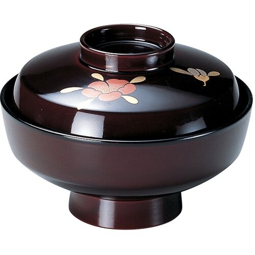 4寸 直天竜寺吸物椀 溜山茶花 3360